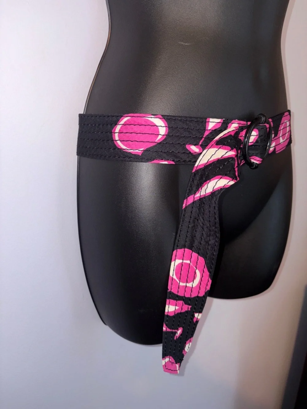 J. Crew Silk Abstract Floral Y2K Belt size S/M