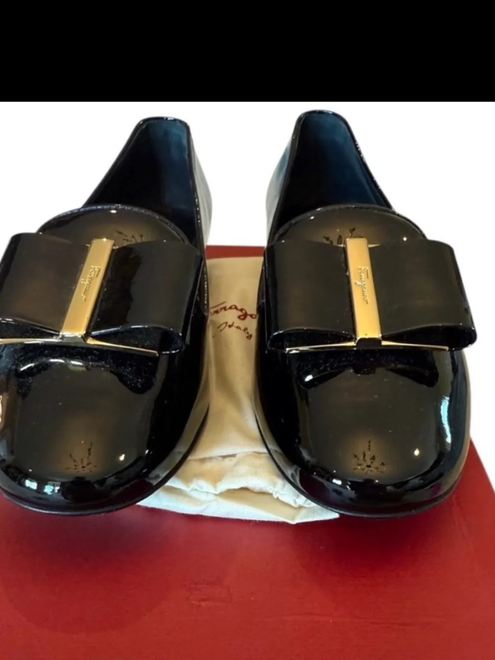 Salvatore Ferragamo elegant patent