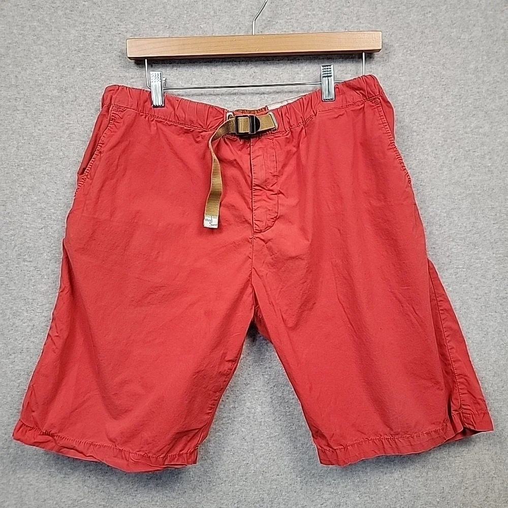 WHITE SAND 88th Red Chino Casual Shorts Italy IT 50/US Sz Medium Cotton Blend