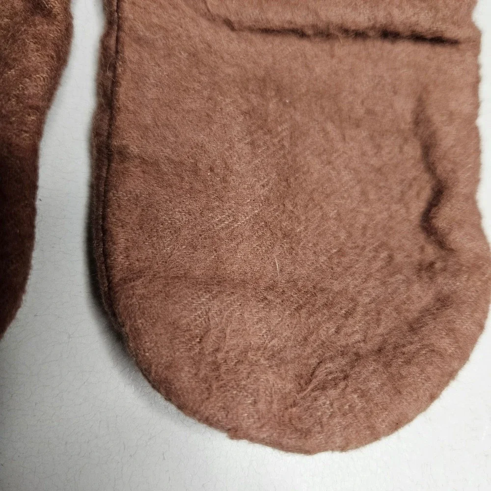 Shreve & Company San Francisco Vintage Brown Felt Jewelry Pouches Set of 5
