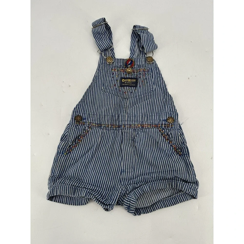 Vintage Oshkosh B'gosh Overalls‎ Vestbak Shortalls Size 4 Toddler (Customize)