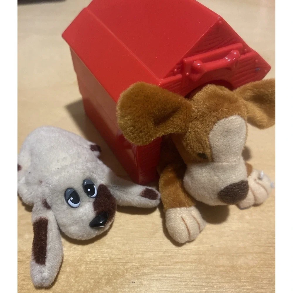 Vintage Small Plush Dog Lot Pound Puppies Animal Alley Toys R Us Mini