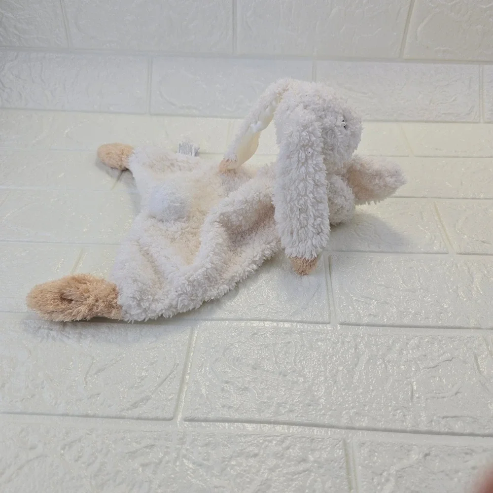 Mary Meyer Putty Bunny Lovey Security Blanket Unisex Cream Tan Sherpa Plush 11