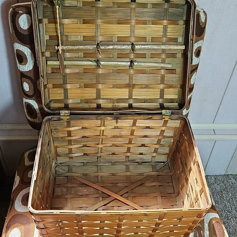 Vintage antique bamboo