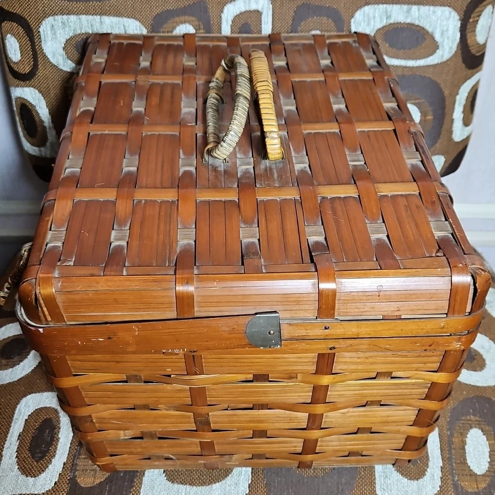 Vintage antique bamboo