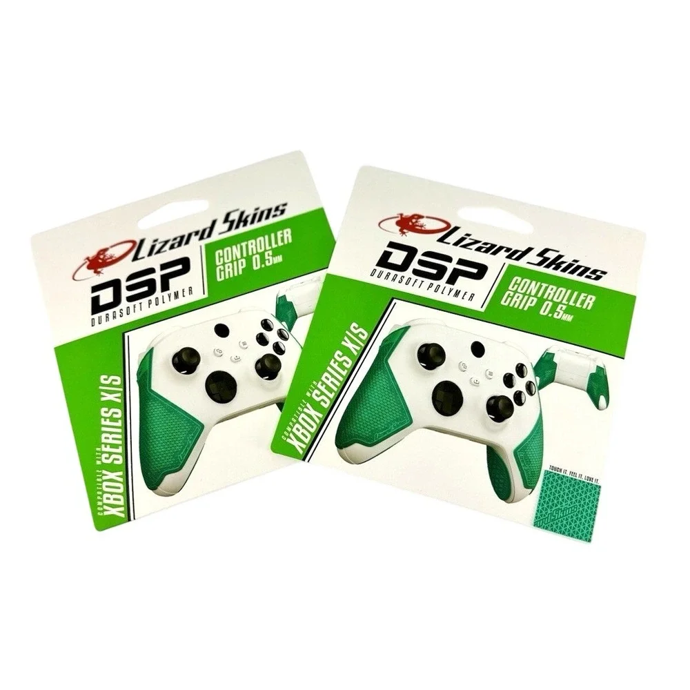 2 Pack Lizard Skins DSP Controller Grip 0.5mm Teal‎ for Xbox Series X|S