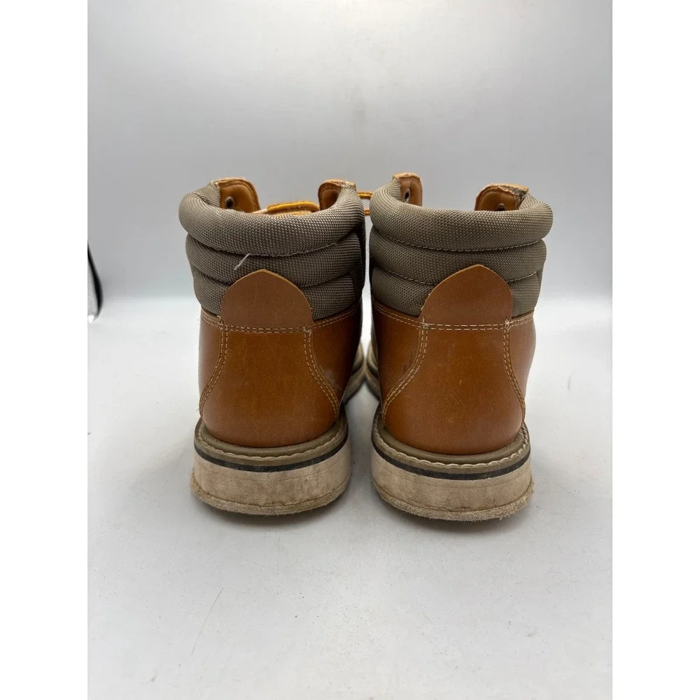 SIMMS Fly Fishing River Wading Boots Felt‎ Sole Leather Brown/Green - Size 7