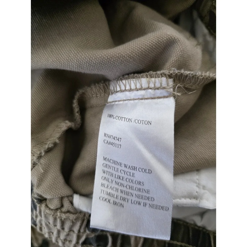 Redhead Mens Cargo Shorts Gray Camo 6 Pocket Outdoors 38