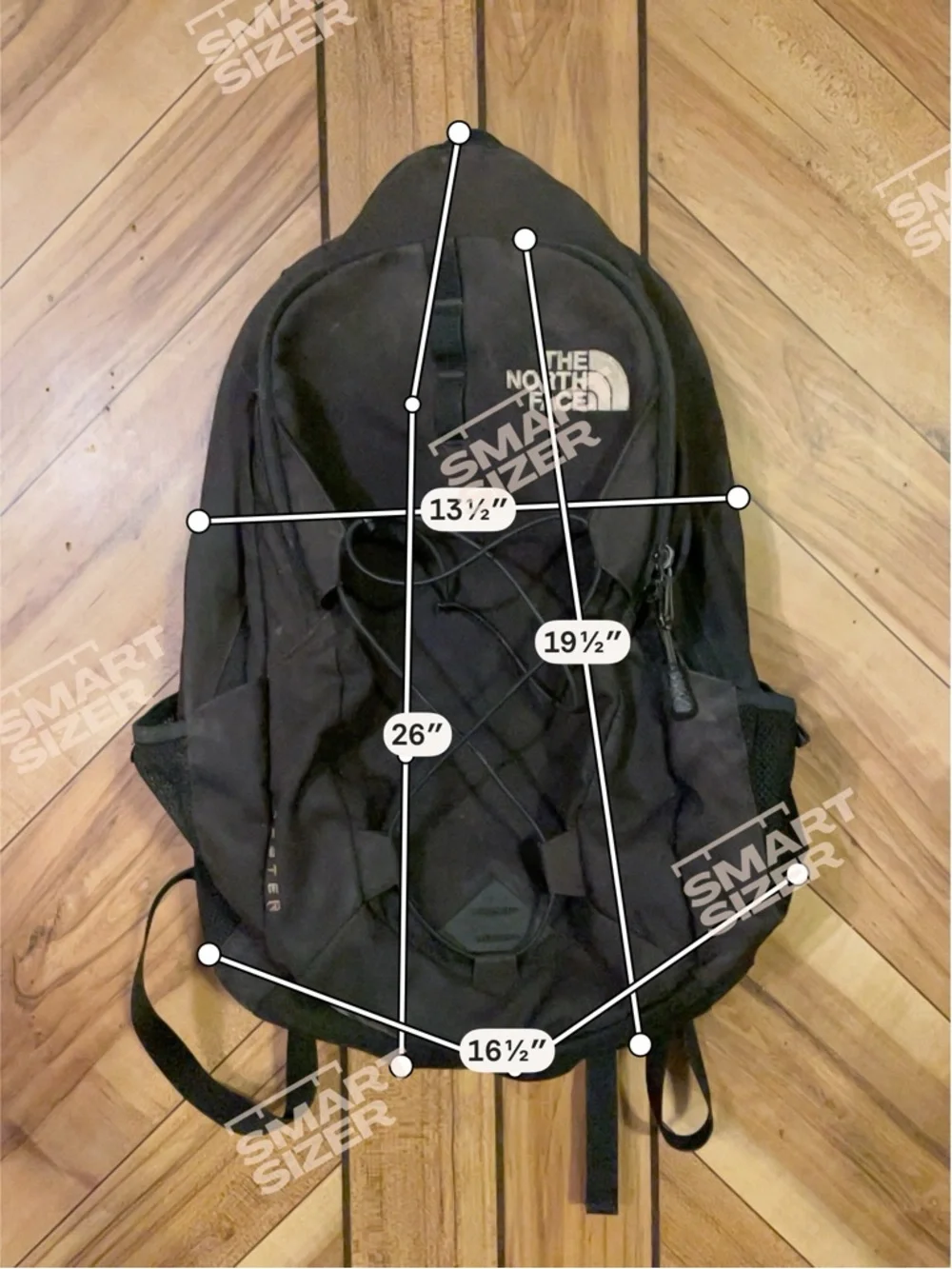 The North Face Jester Backpack Black Laptop Bag School Hiking Commuter Gorpcore