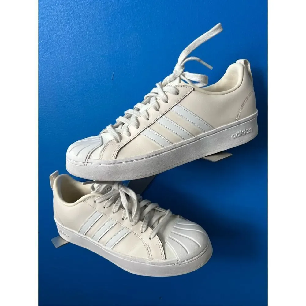 Adidas Streetcheck Sneakers Women's Size 8 Cream & White GW5495 - no insole