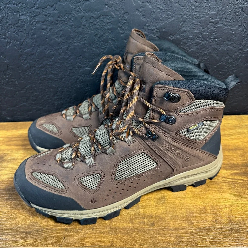 Vasque Talus XT GTX 7742M Brown Leather Waterproof Hiking Boots Mens Size 13M