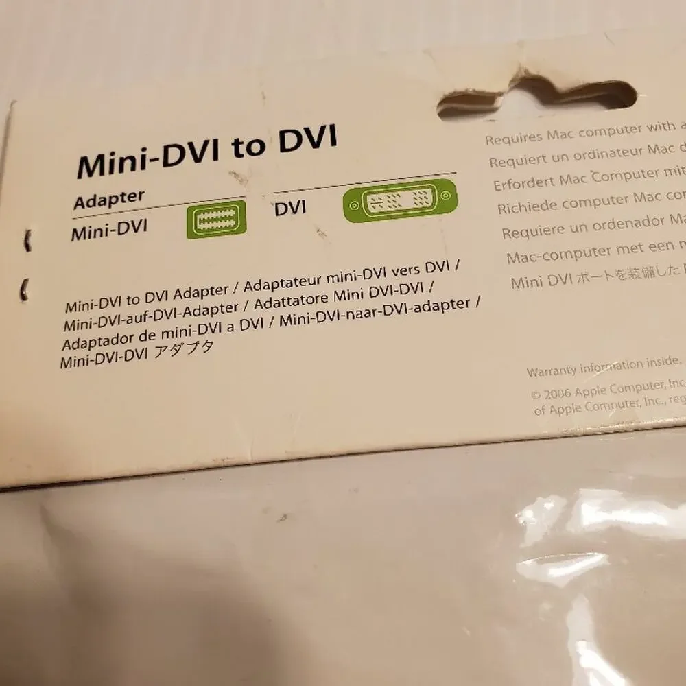 Apple mini dvi