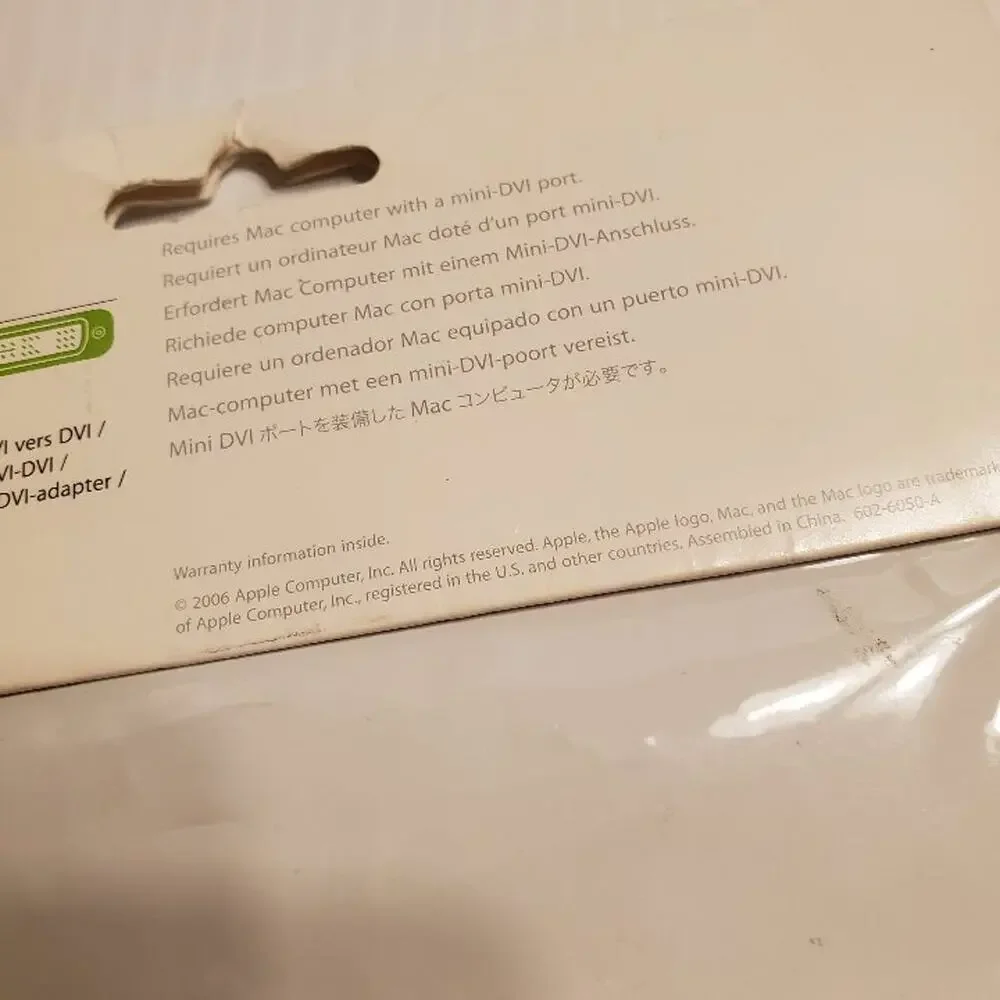 Apple mini dvi