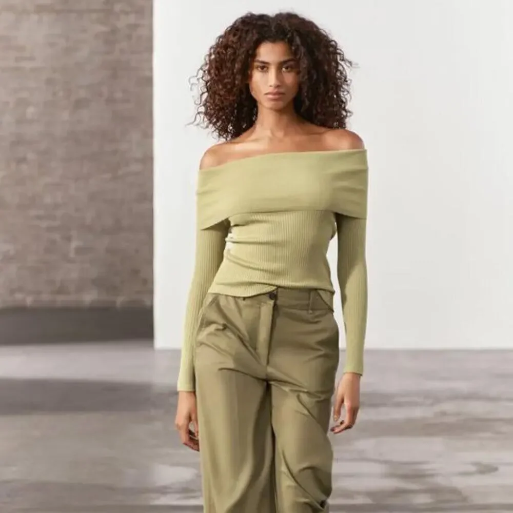 Zara mid green