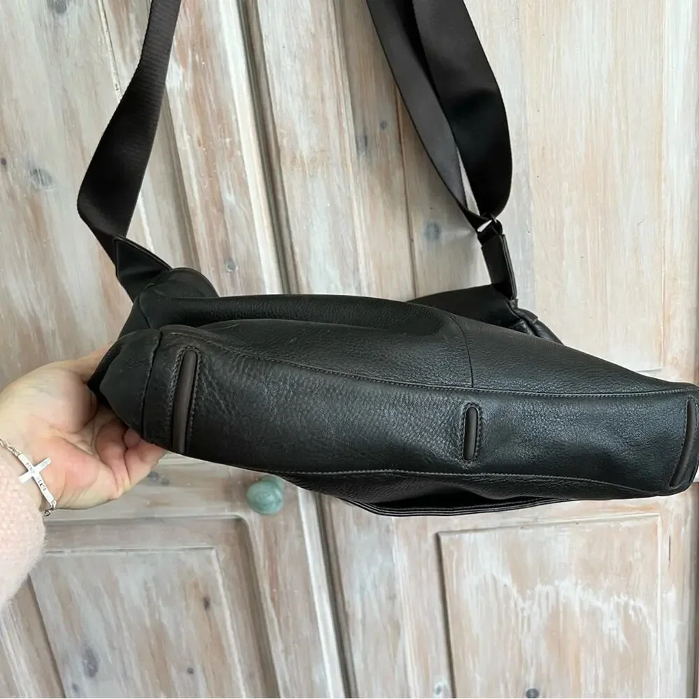 Tumi leather crossbody