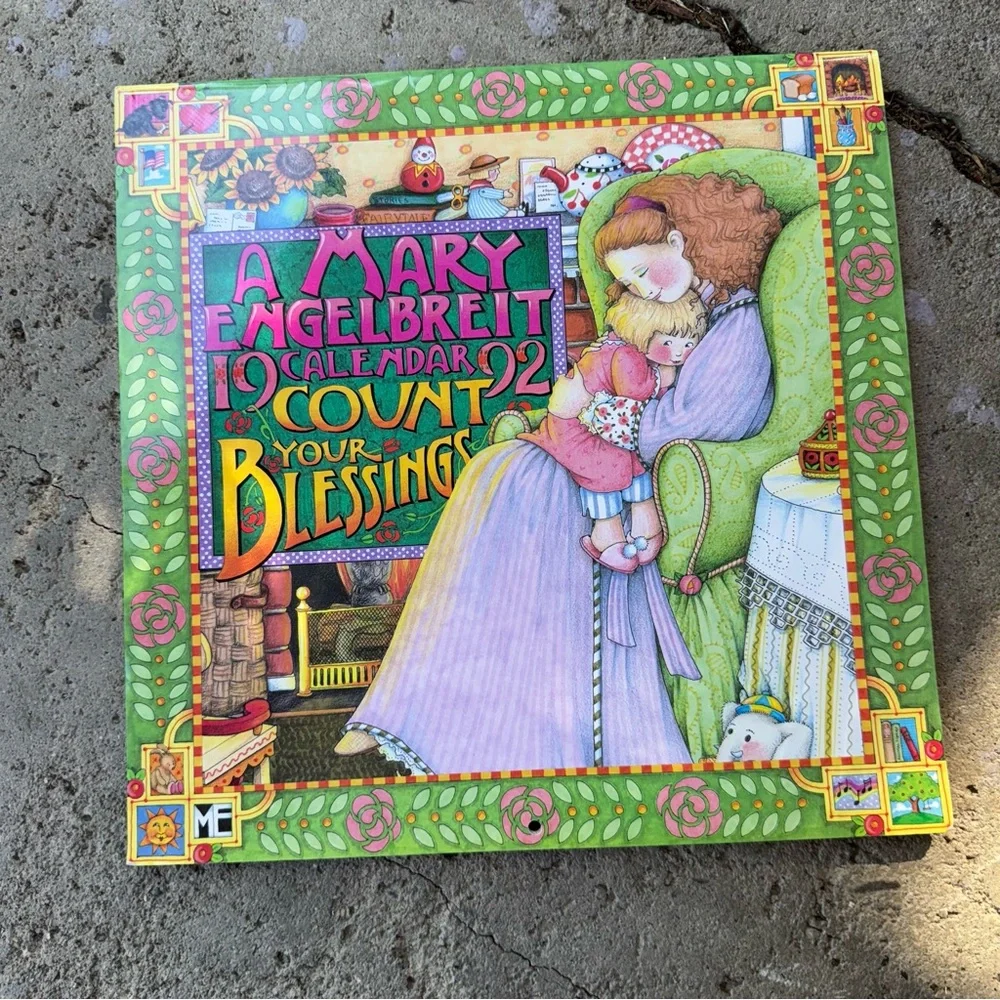 Mary Engelbreit 1992 Calendar Count Your Blessings‎