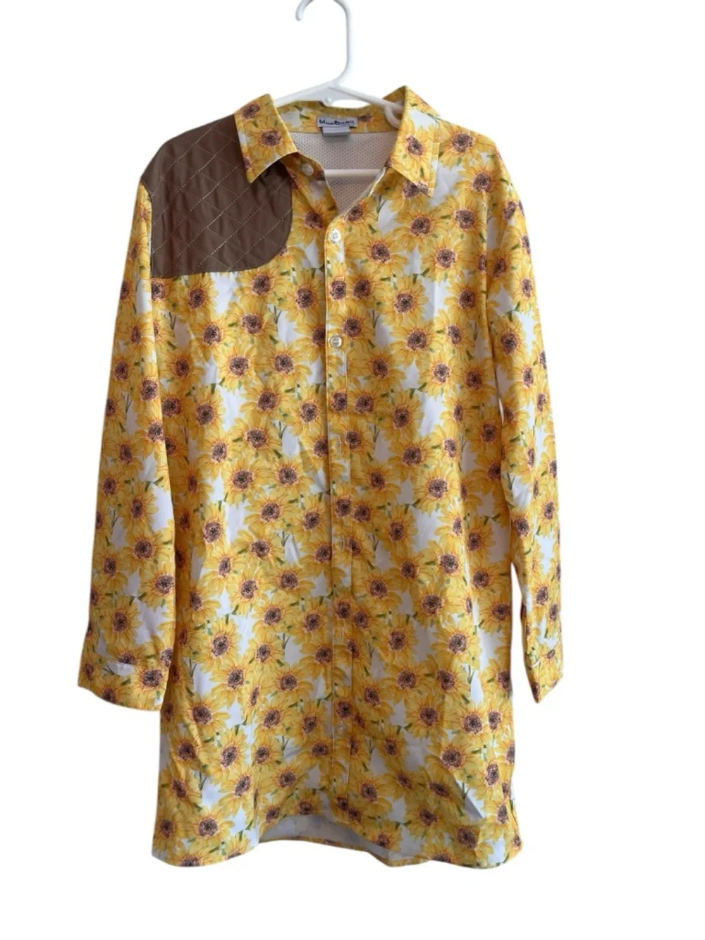 Blue Quail Girls Sunflower Performance Shirt Size 8 UPF 50+ Fishing Outdoor