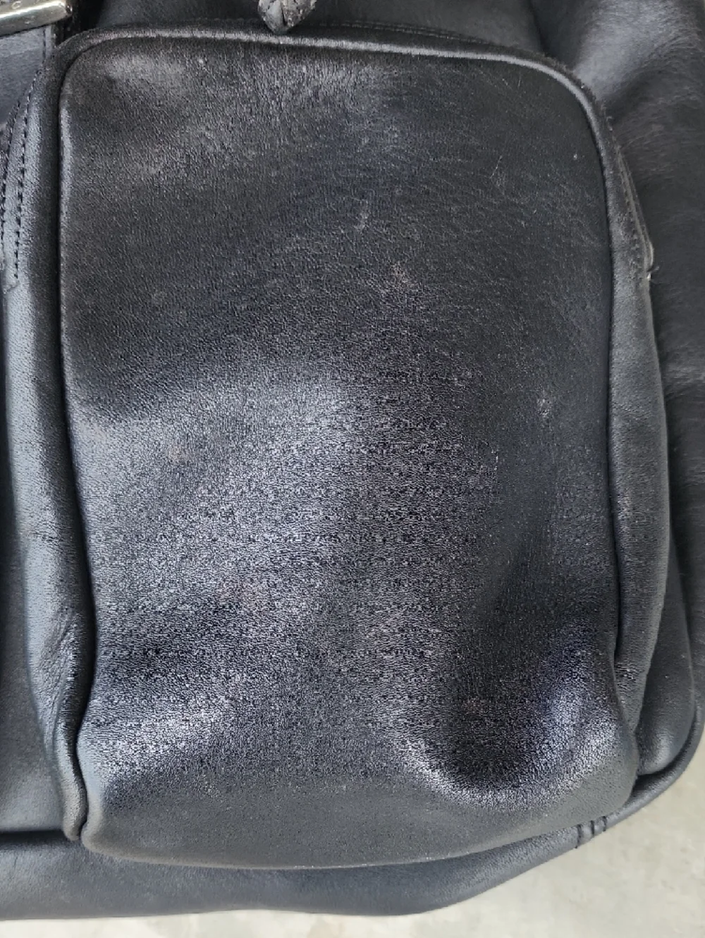 Coach sleek black