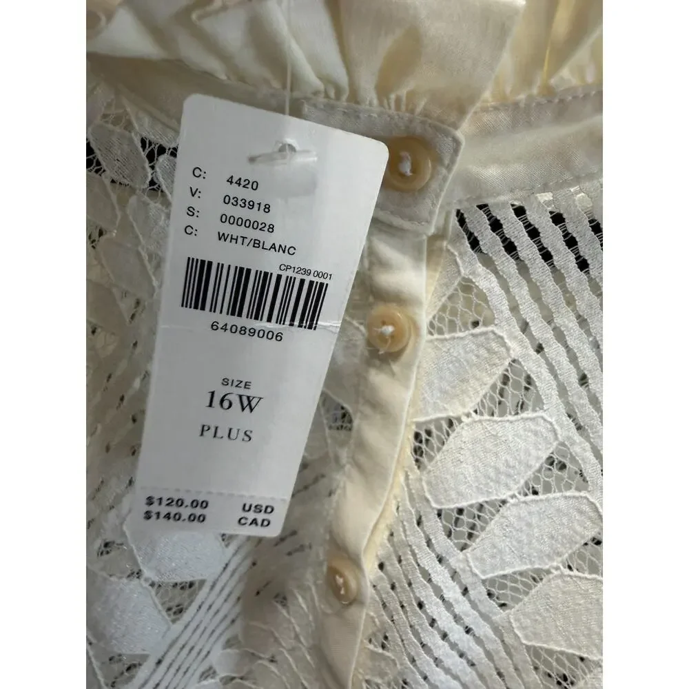 Anthropologie lace underarm romantic