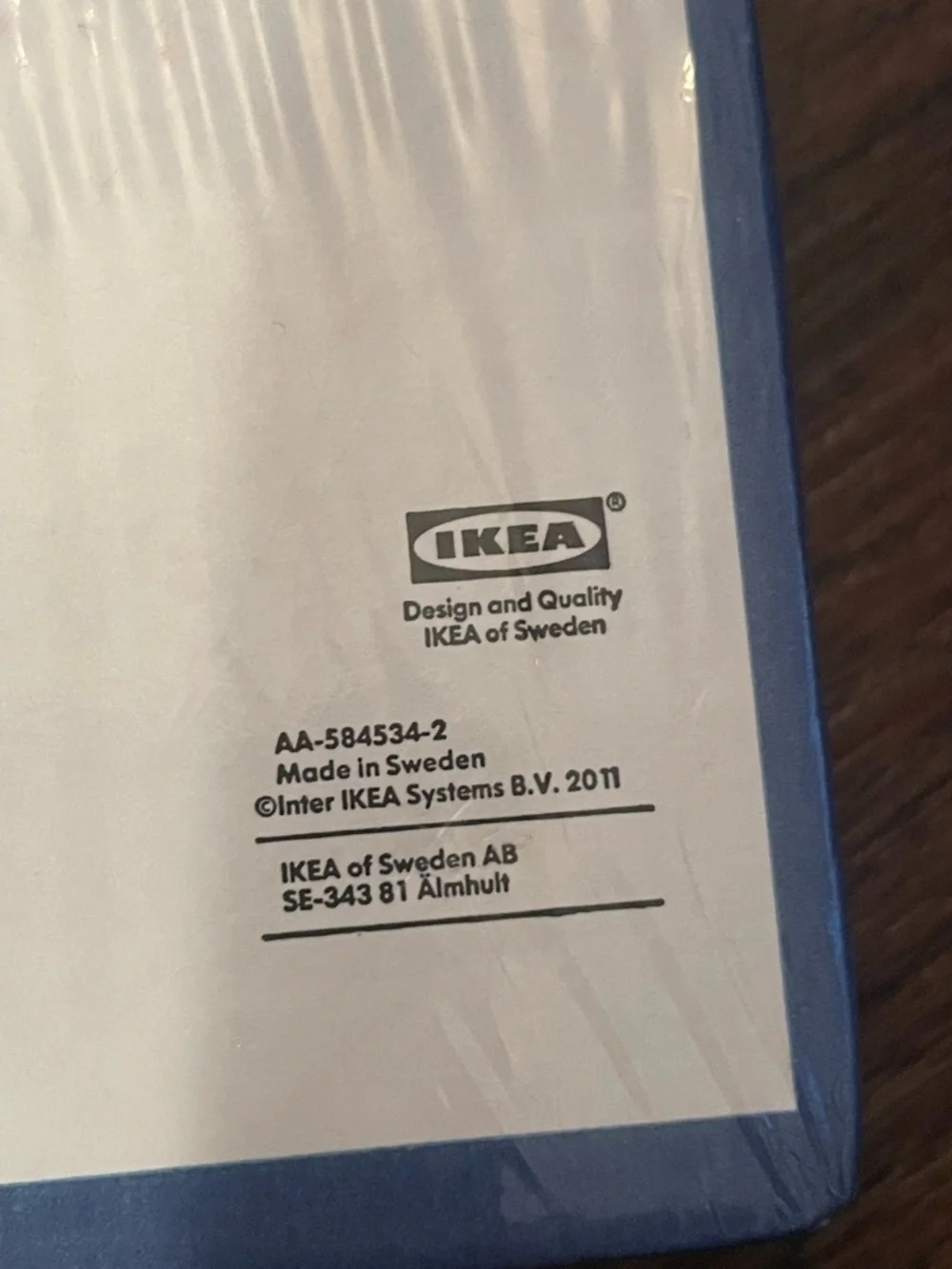 IKEA Sweden Candles JUBLA x 10 Blue 100% Stearin Tapers 9” Sealed
