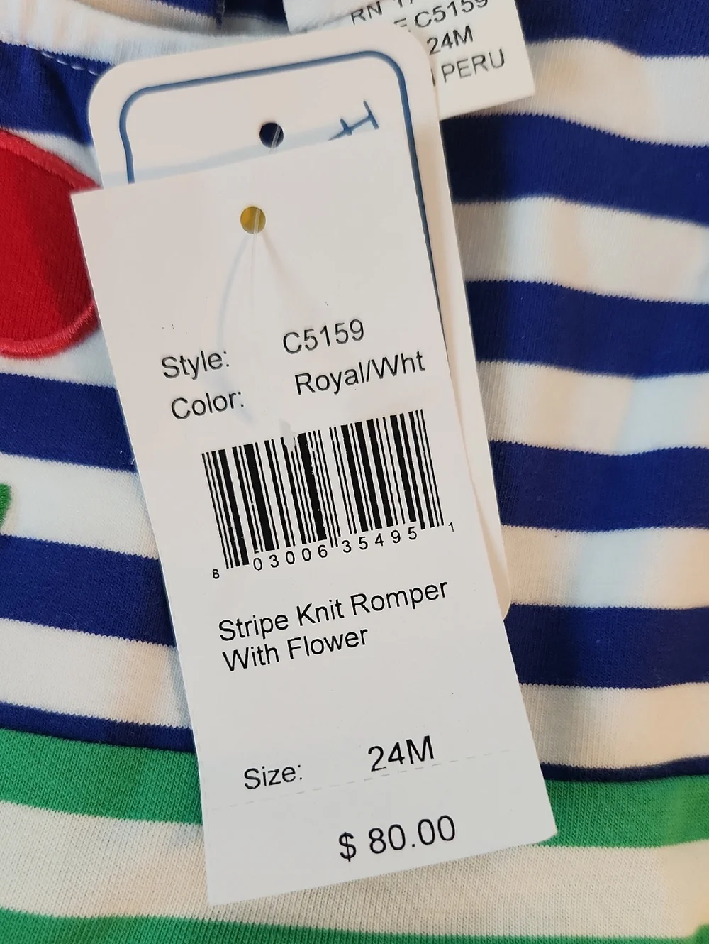 Florence Eiseman sleeveless striped
