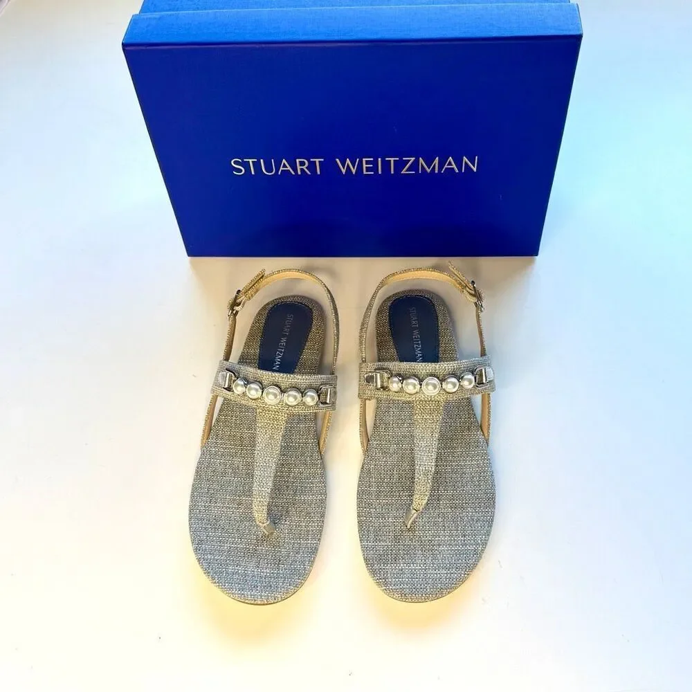Stuart Weitzman textured pearls weitzman