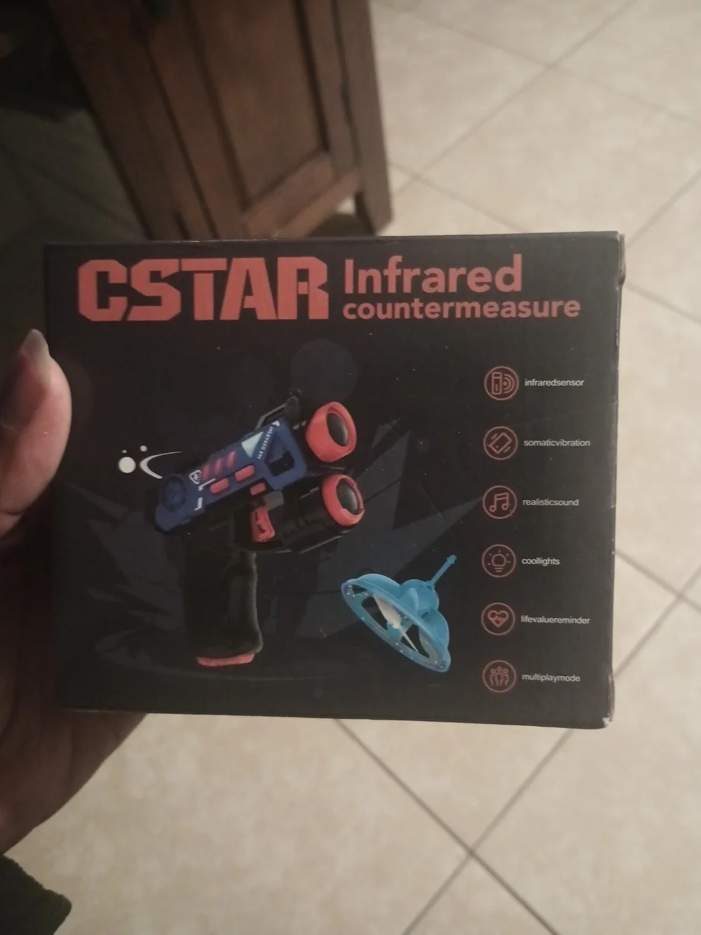 Infrared Countermeasure Blaster - Blue & Red