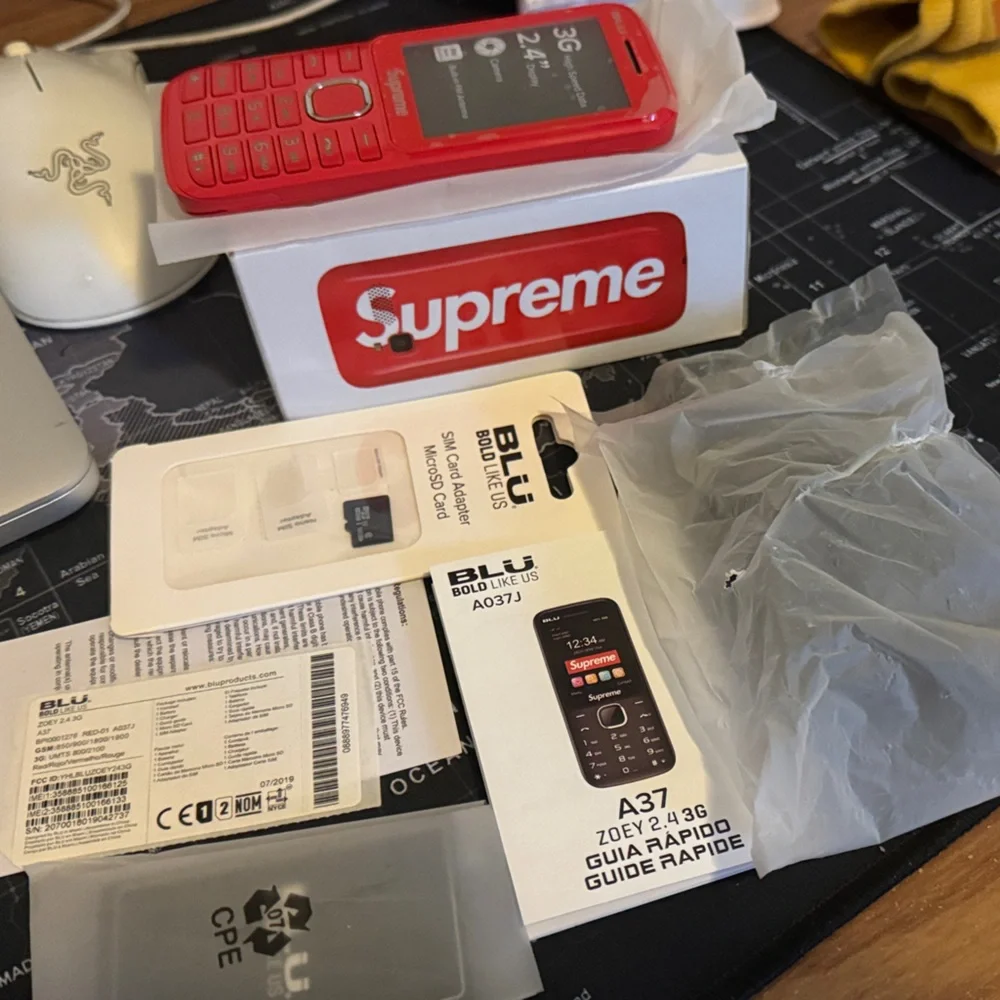 Supreme Bold Red Cell Phone
