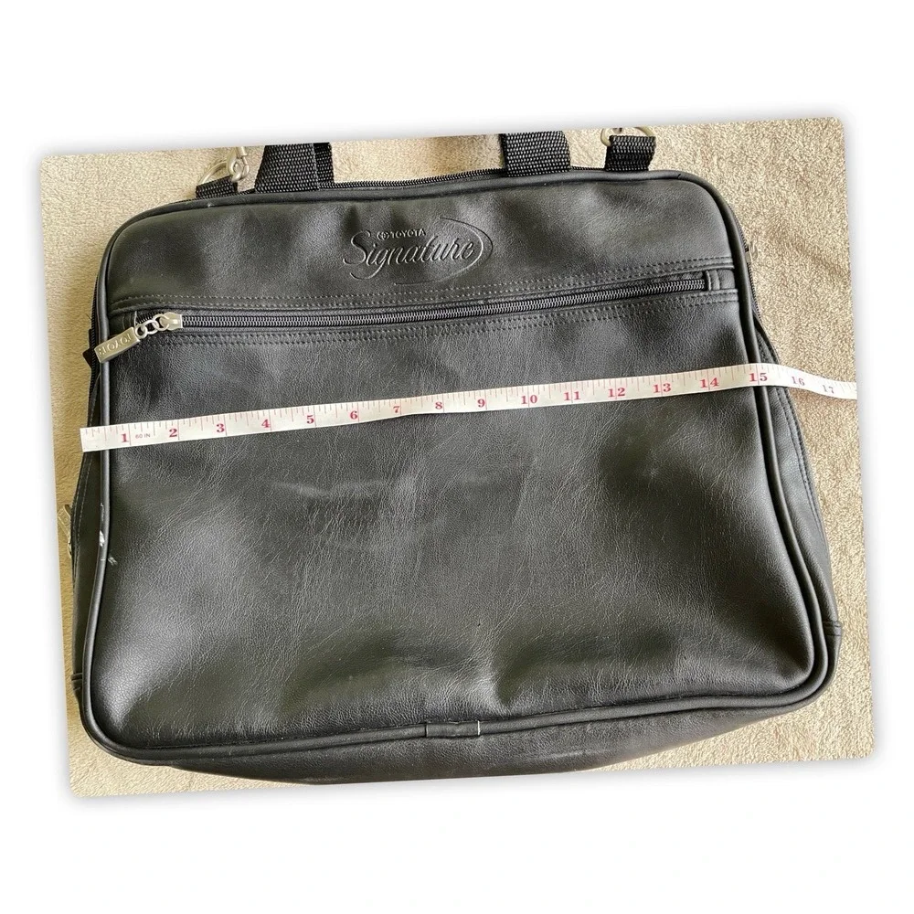 Toyota Signature Messenger/ Laptop Leather Bag