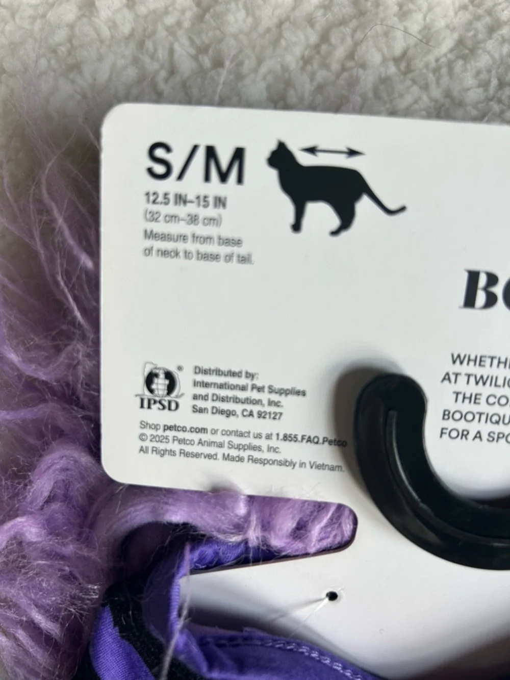 Bootique monster cat