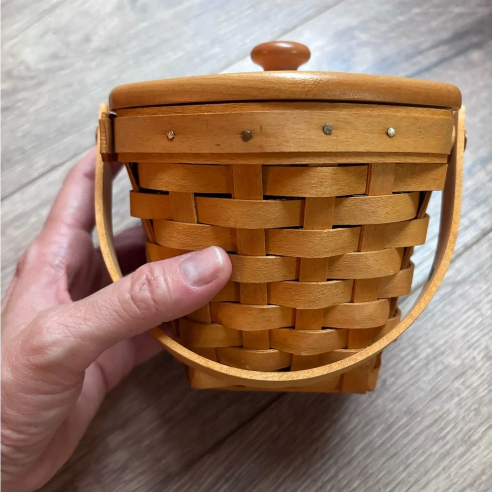 Longaberger beautiful lidded