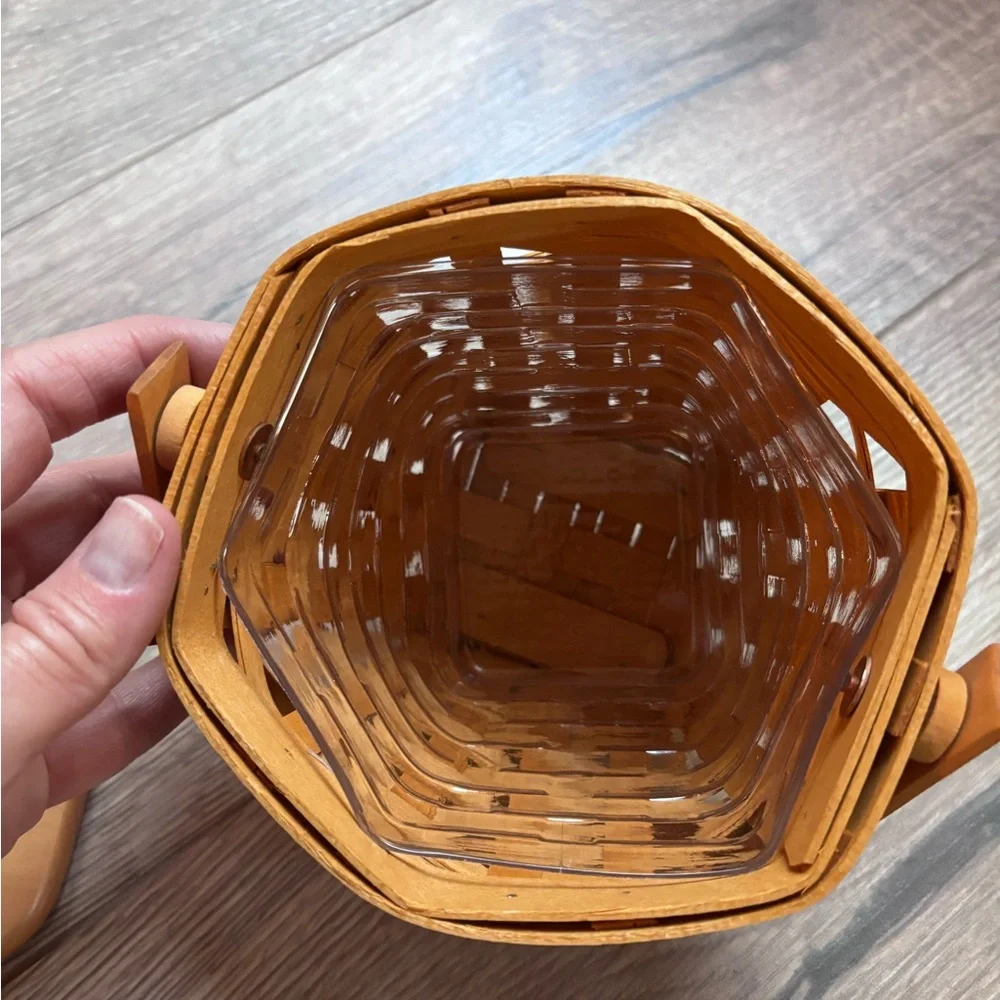 Longaberger beautiful lidded
