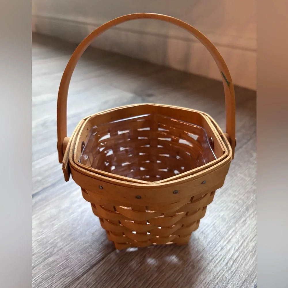 Longaberger beautiful lidded