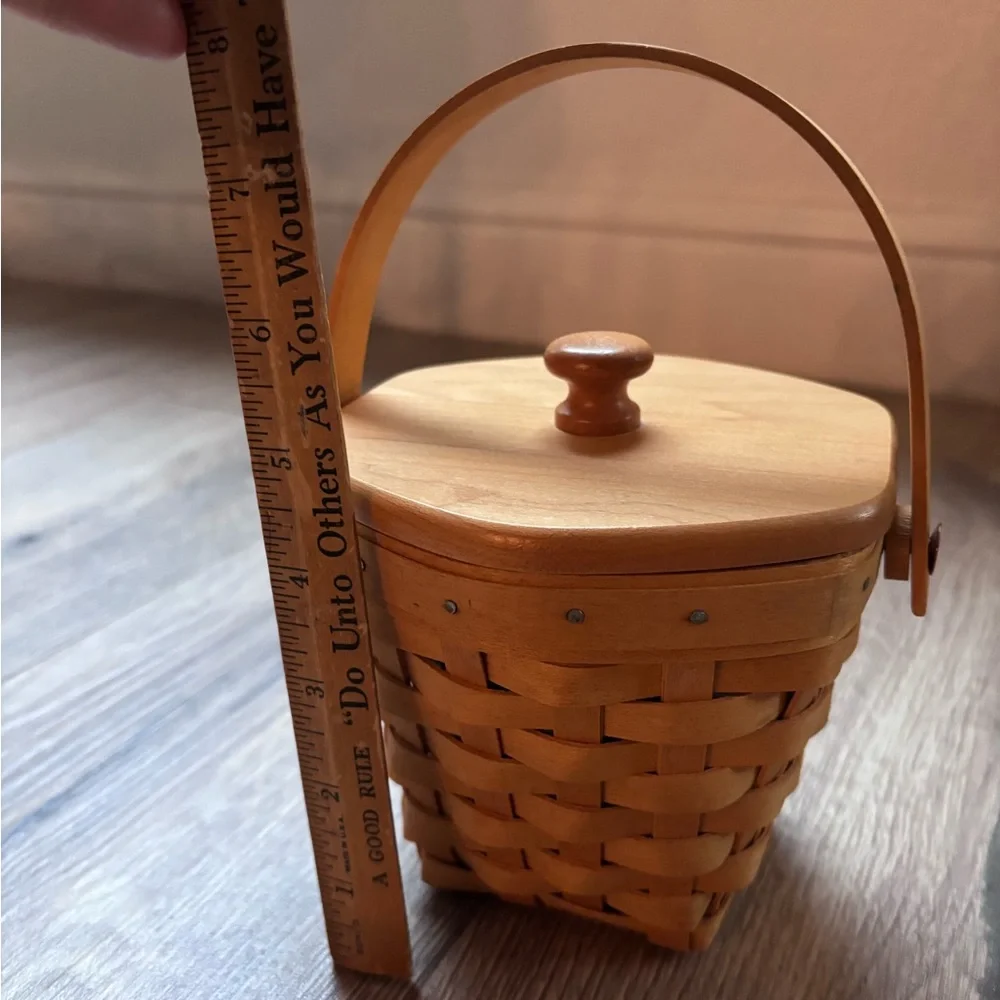 Longaberger beautiful lidded