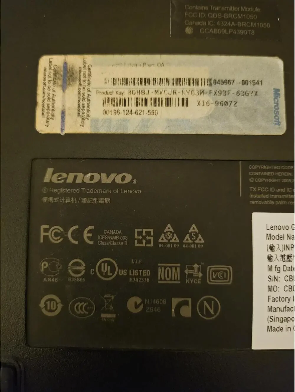Lenovo laptop no