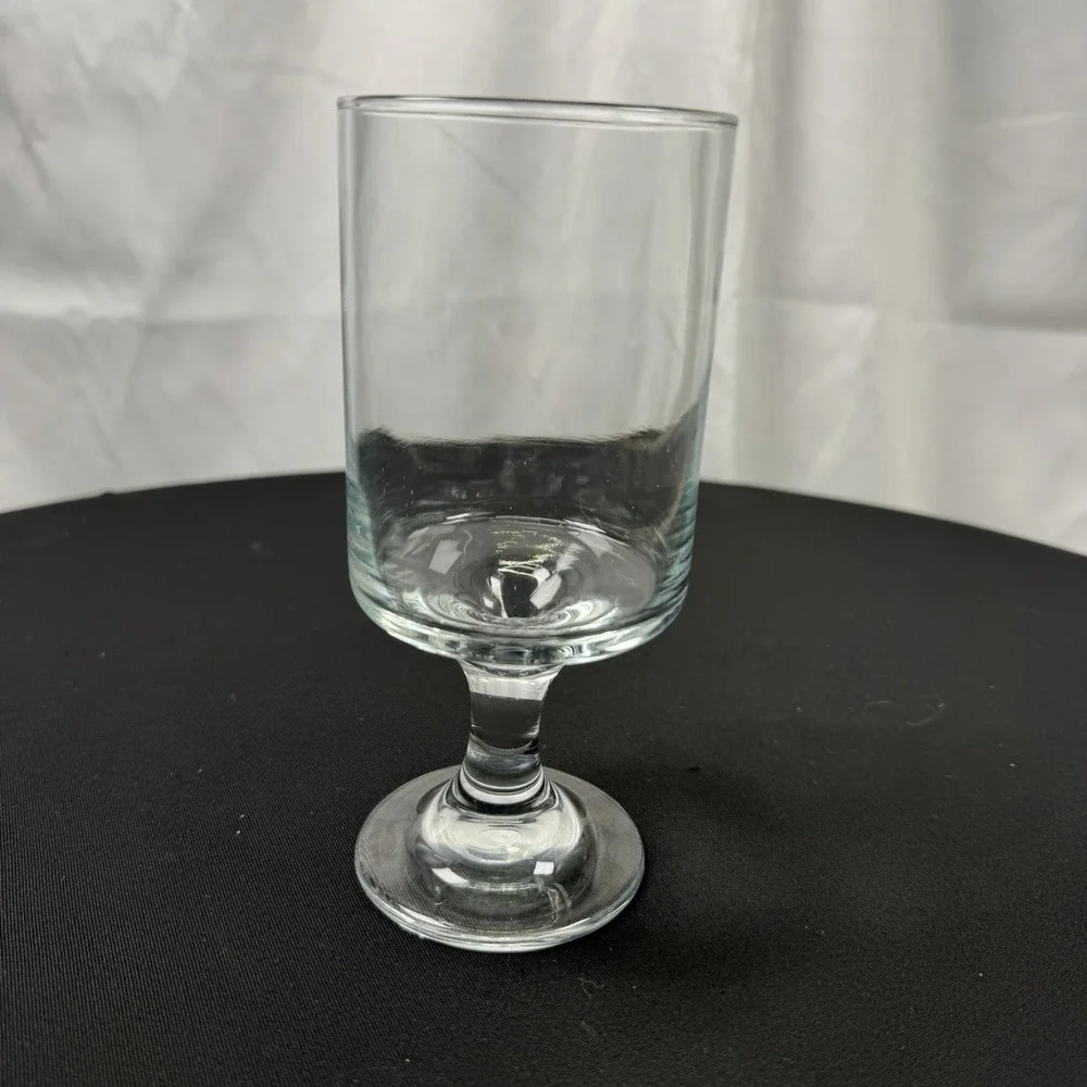 Vintage Libbey Clear Glass Water Wine Goblet 5