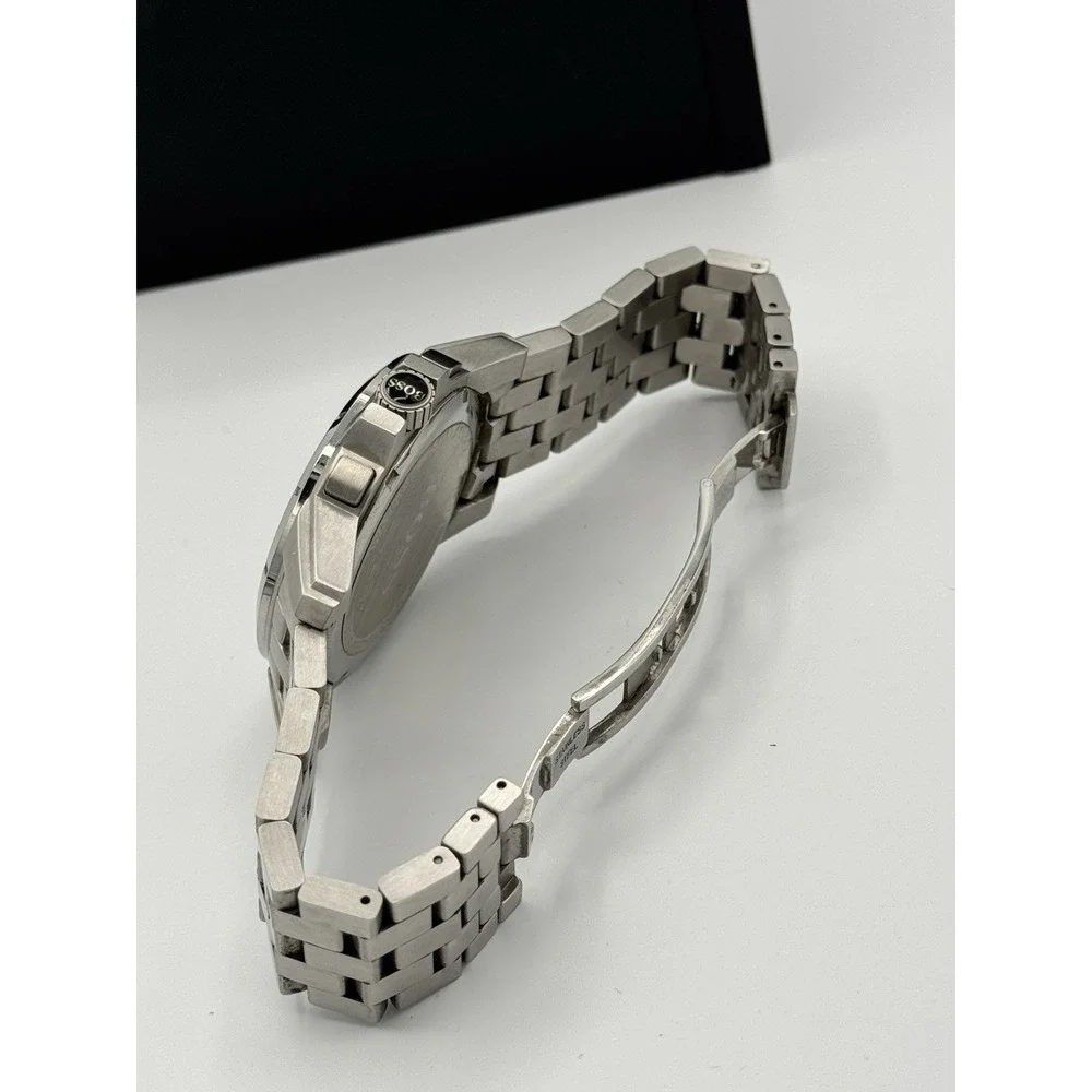 Hugo Boss Men's Stainless Steel Chronograph‎ Watch White Dial Quartz HB197