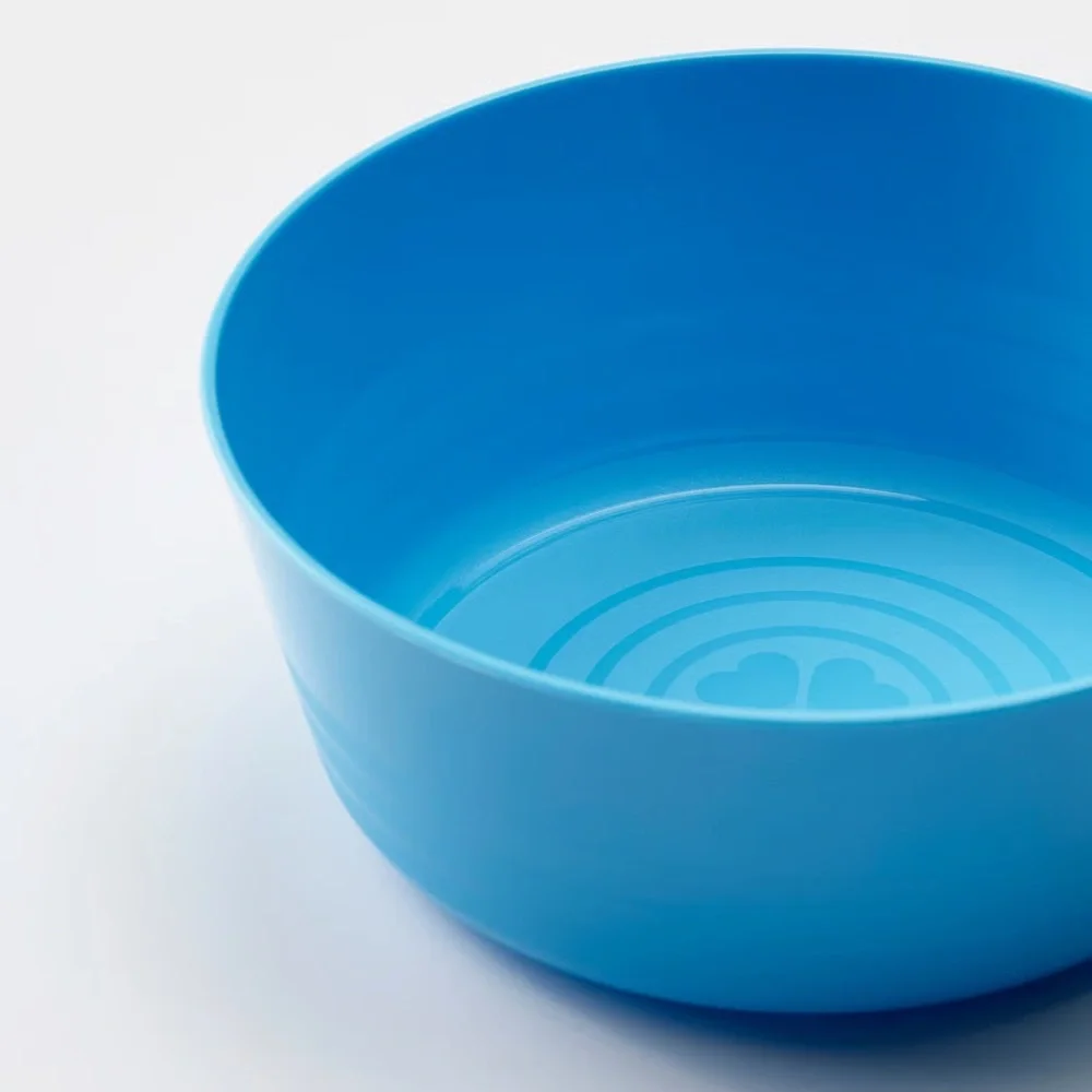 Colorful Plastic Bowls - Set of Bright Multi Colors