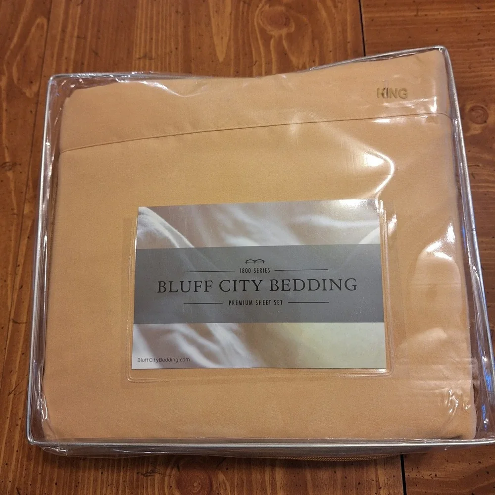 Bluff‎ City Bedding 4 Pc Premium Sheet Set Size 1800 Series King/Cal King NEW