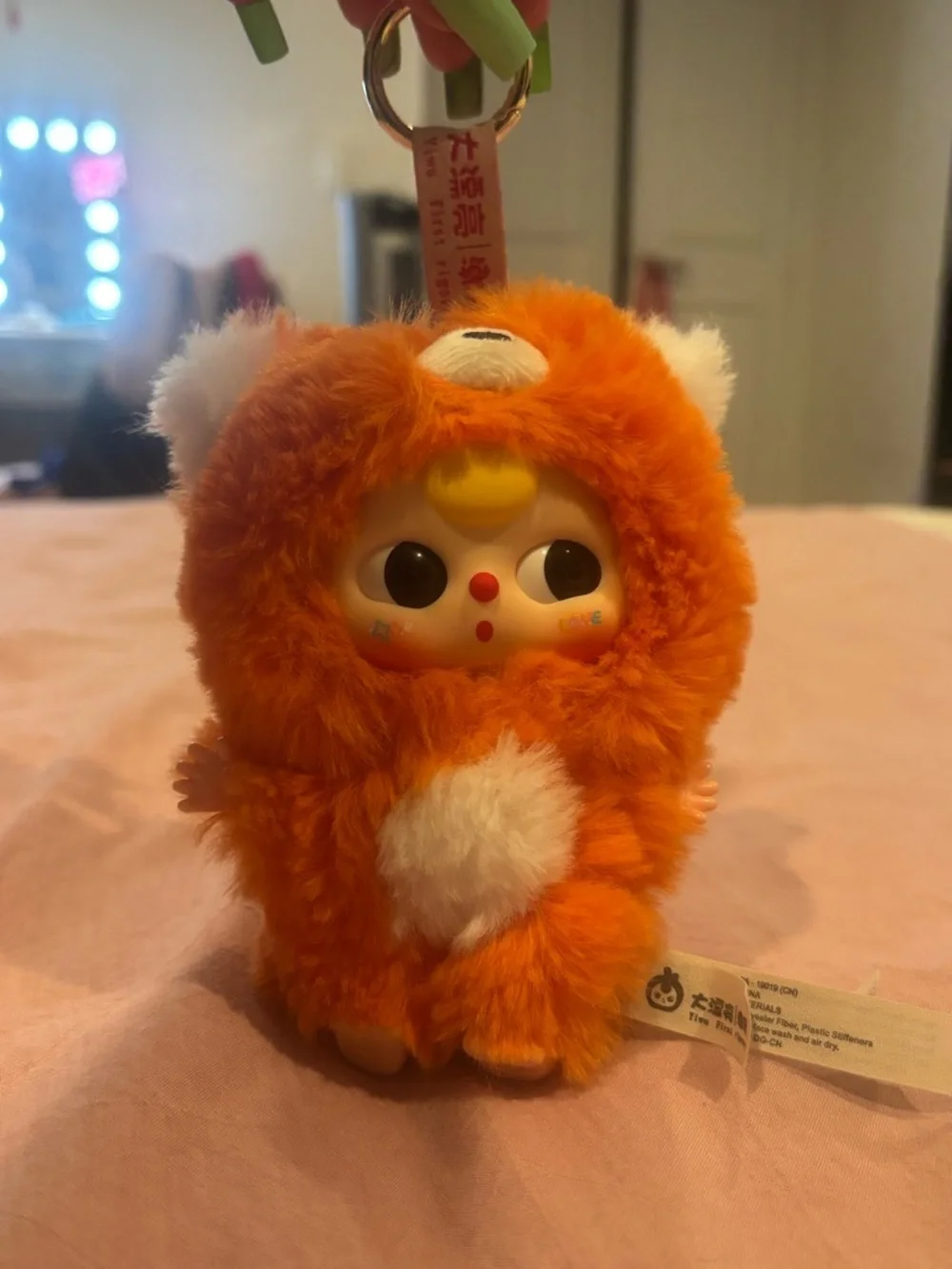 Baby three fox plushy keychain🦊