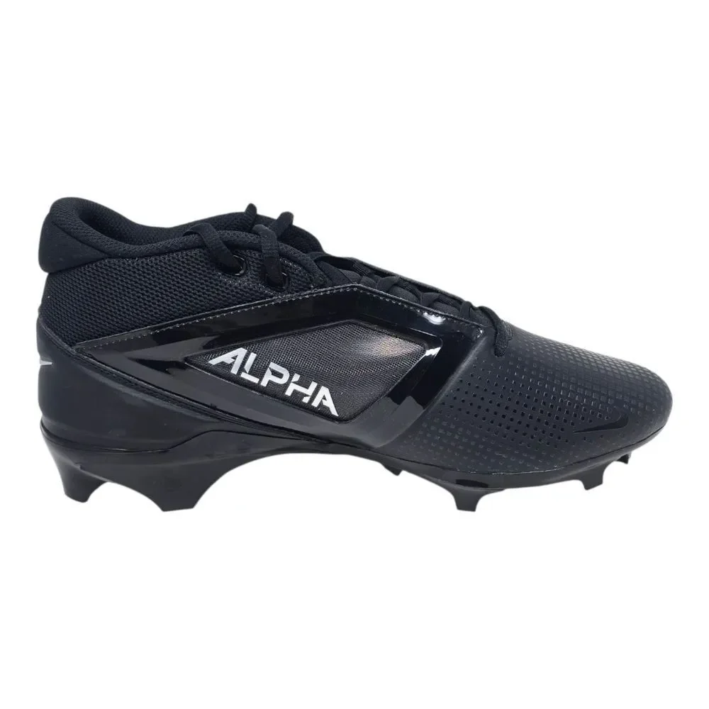 Nike Alpha Menace 4 Pro Black Football Cleats Mens Size 12 FD7037-002 NEW