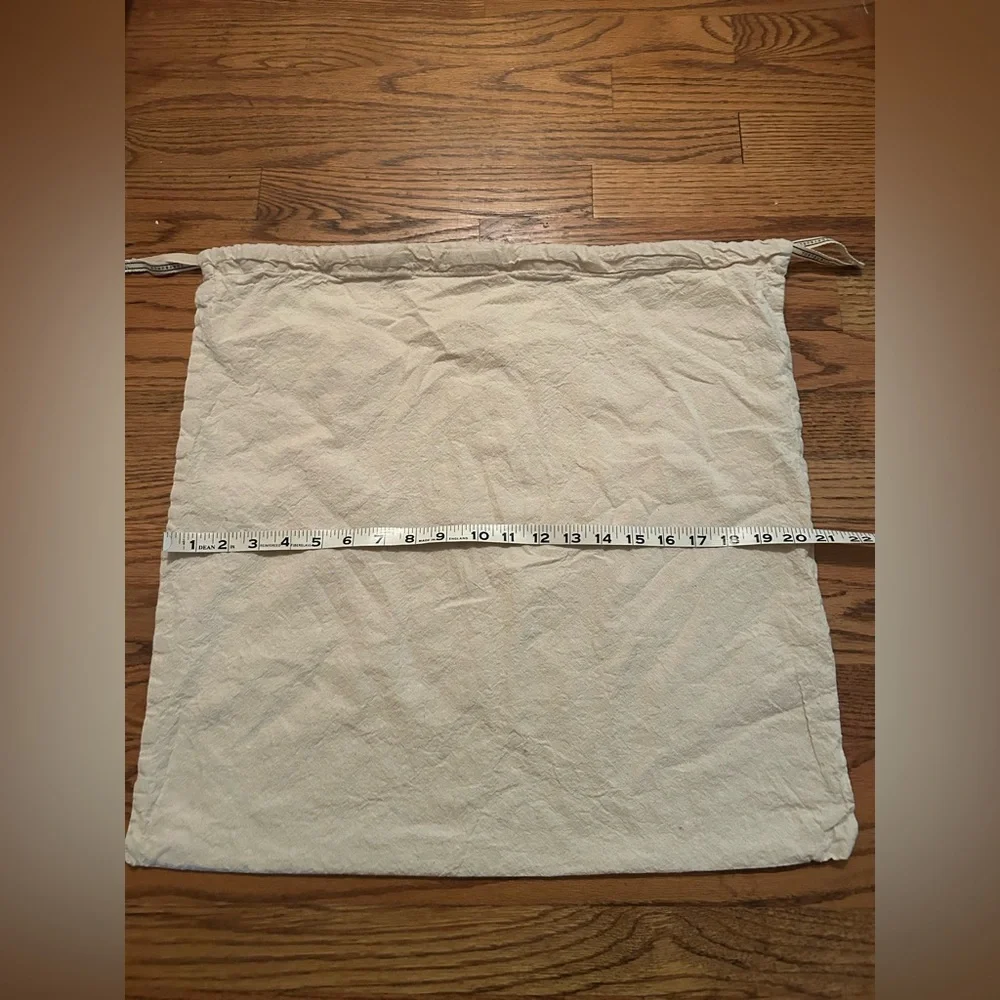 Tory Burch Cream Dust Bag W/ Drawstring - Perfect for Bags & Shoes