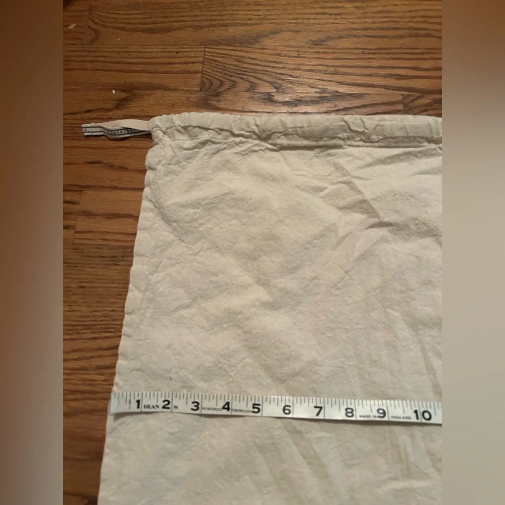 Tory Burch Cream Dust Bag W/ Drawstring - Perfect for Bags & Shoes