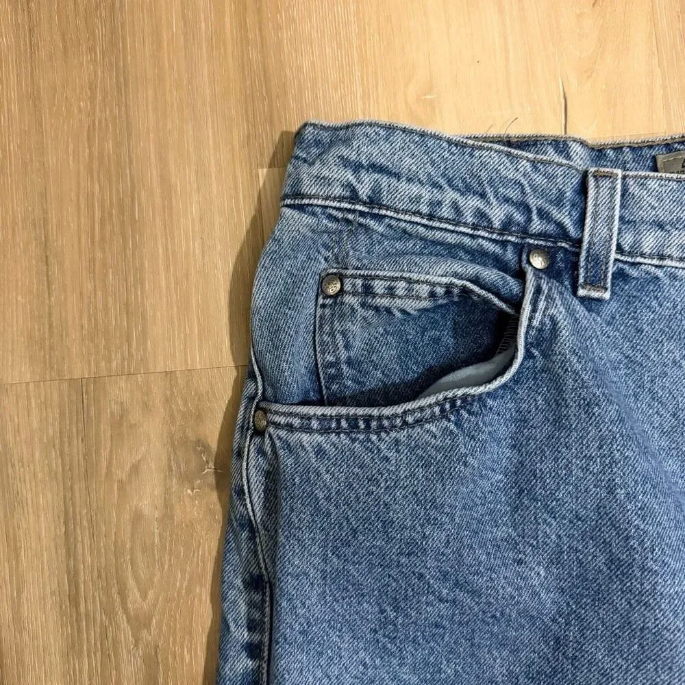 Vintage Levi’s Acid Wash 550 Denim Jeans Retro Fit Oversized Mom Jeans Sz 14 90s