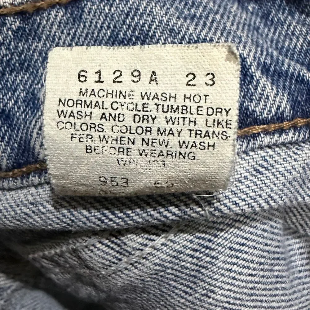 Vintage Levi’s Acid Wash 550 Denim Jeans Retro Fit Oversized Mom Jeans Sz 14 90s