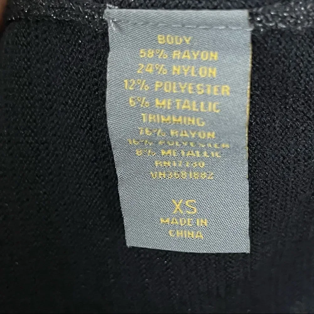 Zac Posen For Target Bandage Style Knit Little Black Dress XS