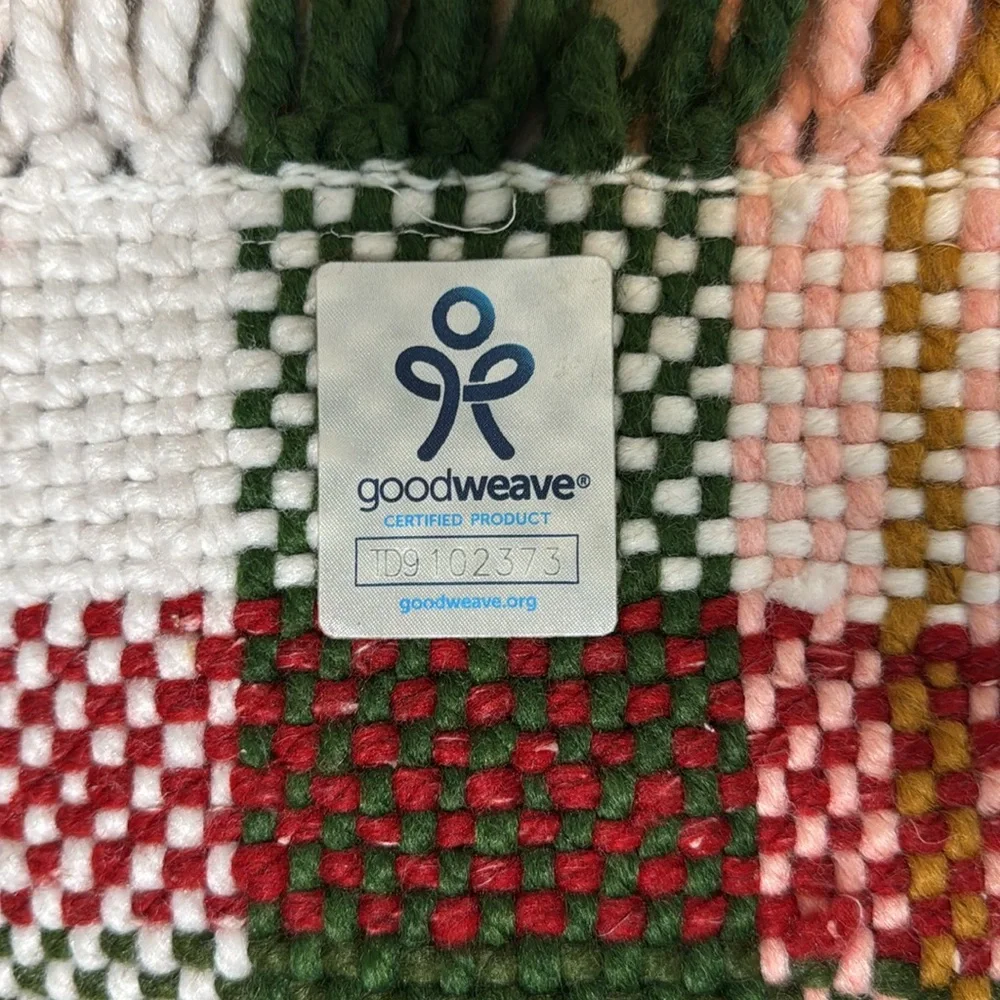 Goodweave handwoven plaid
