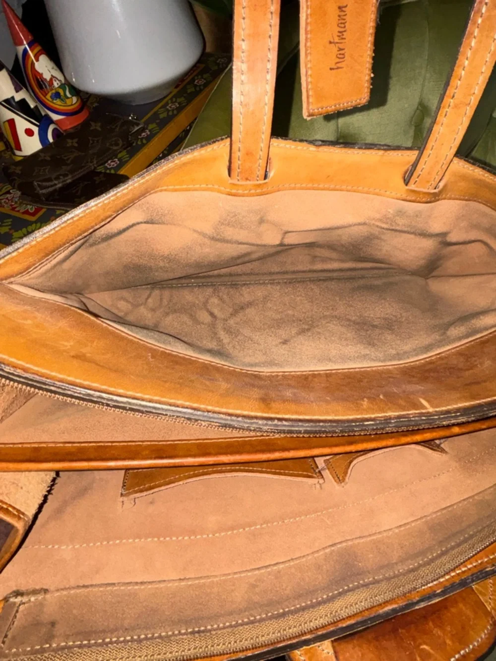 Hartmann leather attache