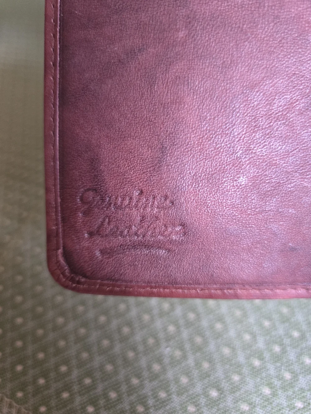 N/A slim leather
