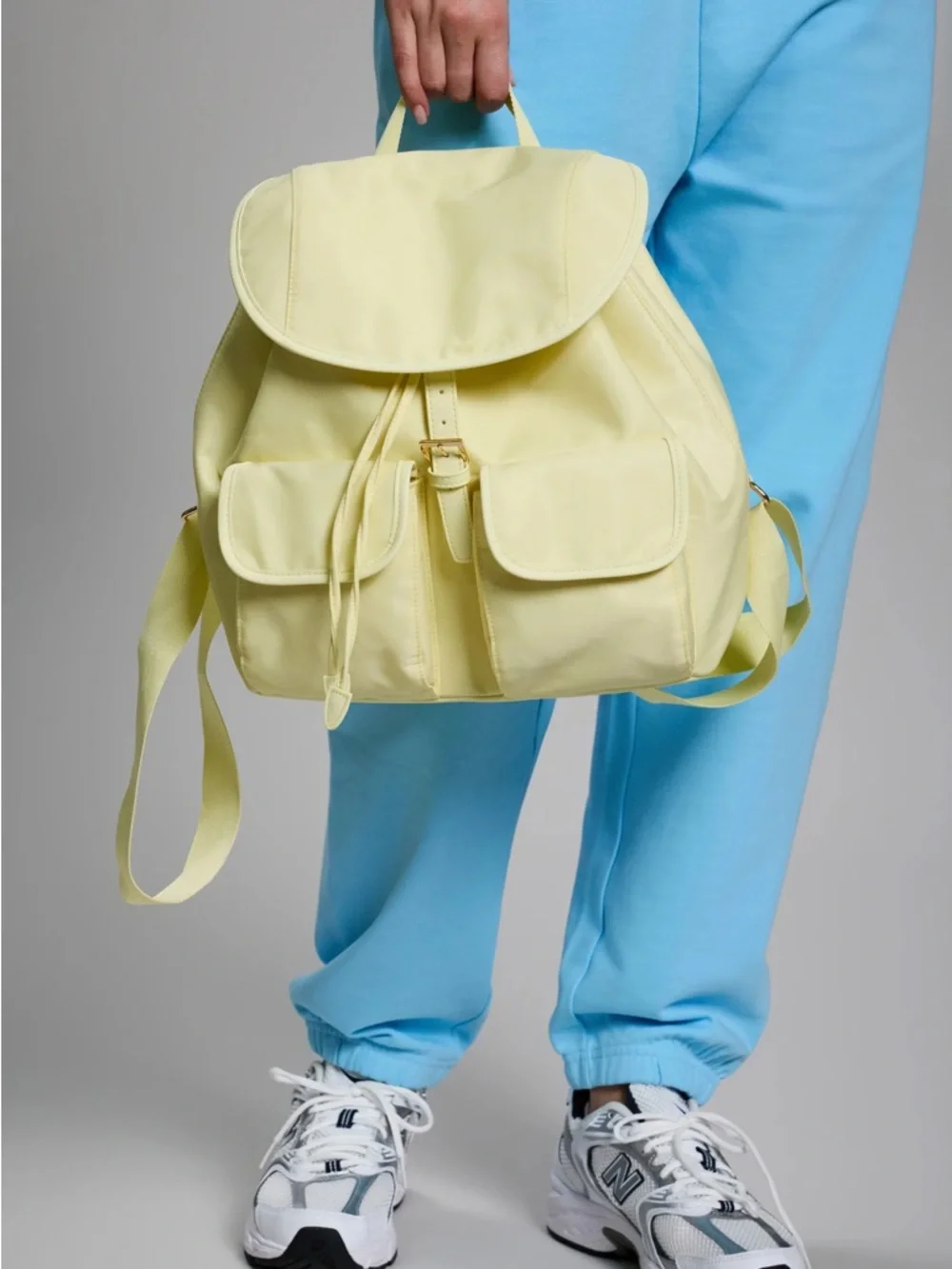 NWT Year of Ours Butter Yellow Backpack Travel Sporty Hiking Outdoor Bag